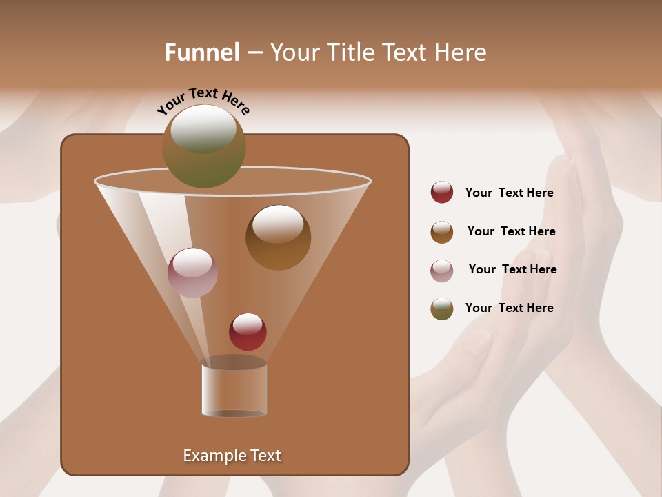 A Group Of Hands Making A Heart Shape PowerPoint Template