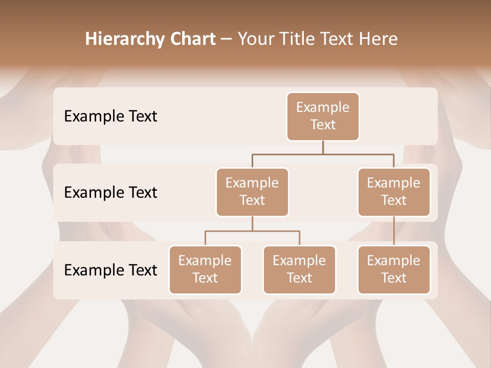 A Group Of Hands Making A Heart Shape PowerPoint Template