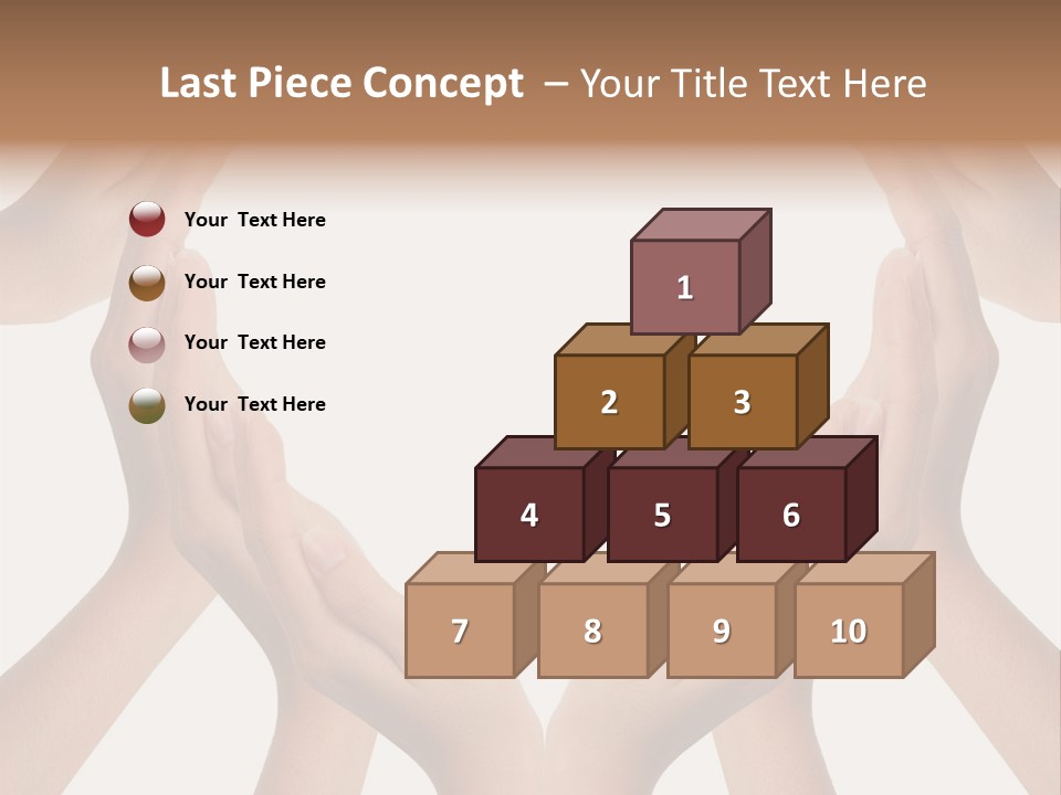 A Group Of Hands Making A Heart Shape PowerPoint Template