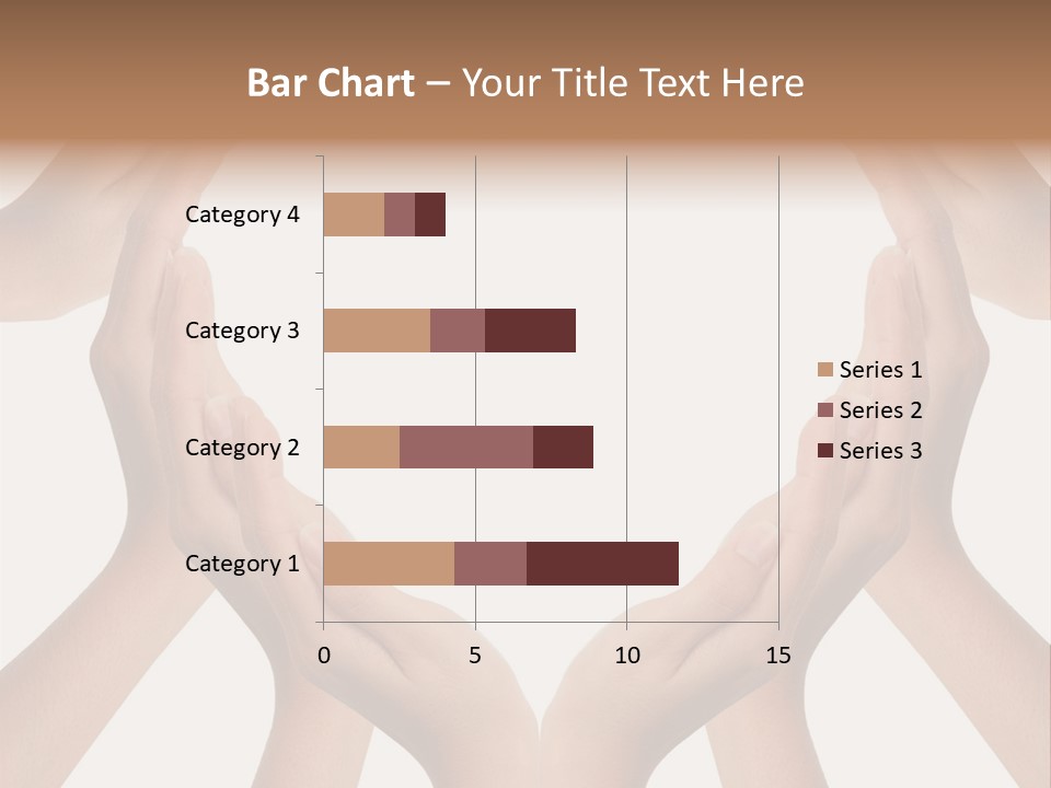 A Group Of Hands Making A Heart Shape PowerPoint Template