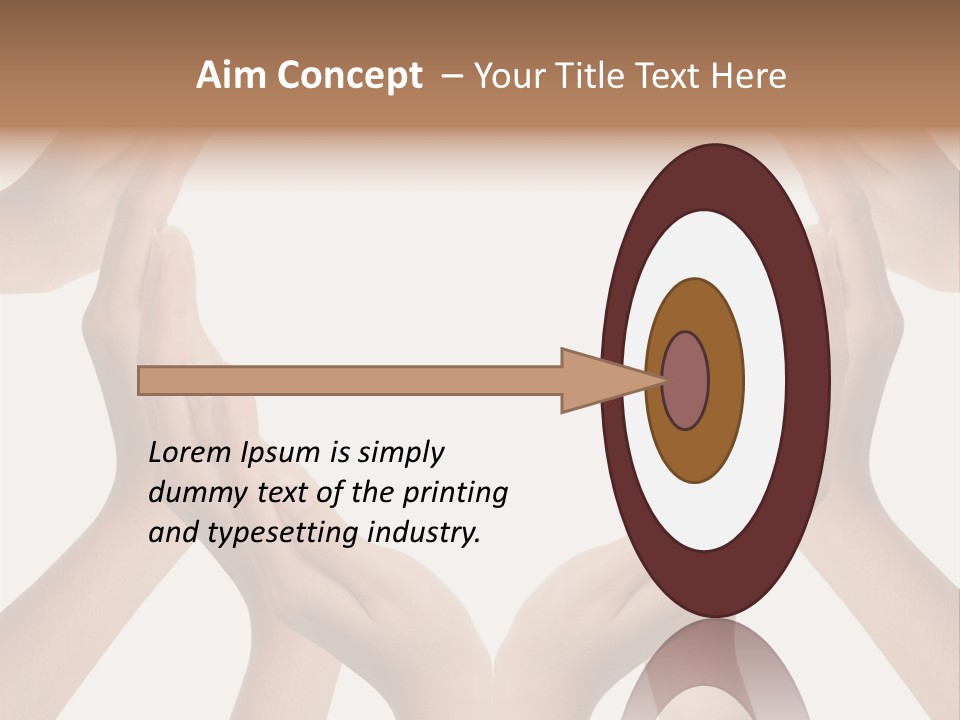 A Group Of Hands Making A Heart Shape PowerPoint Template