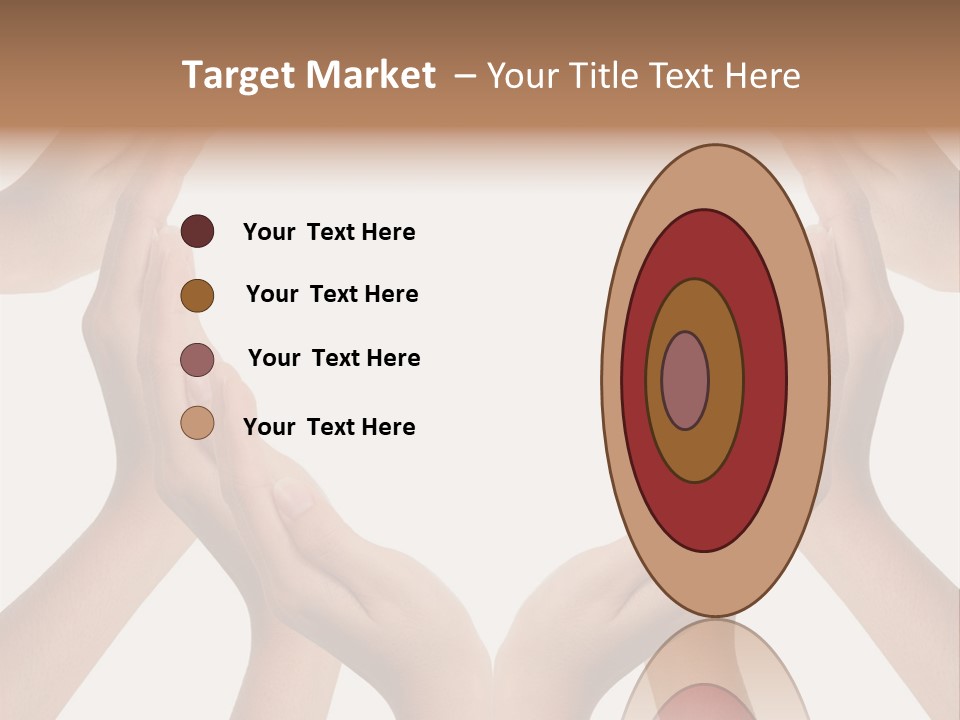 A Group Of Hands Making A Heart Shape PowerPoint Template
