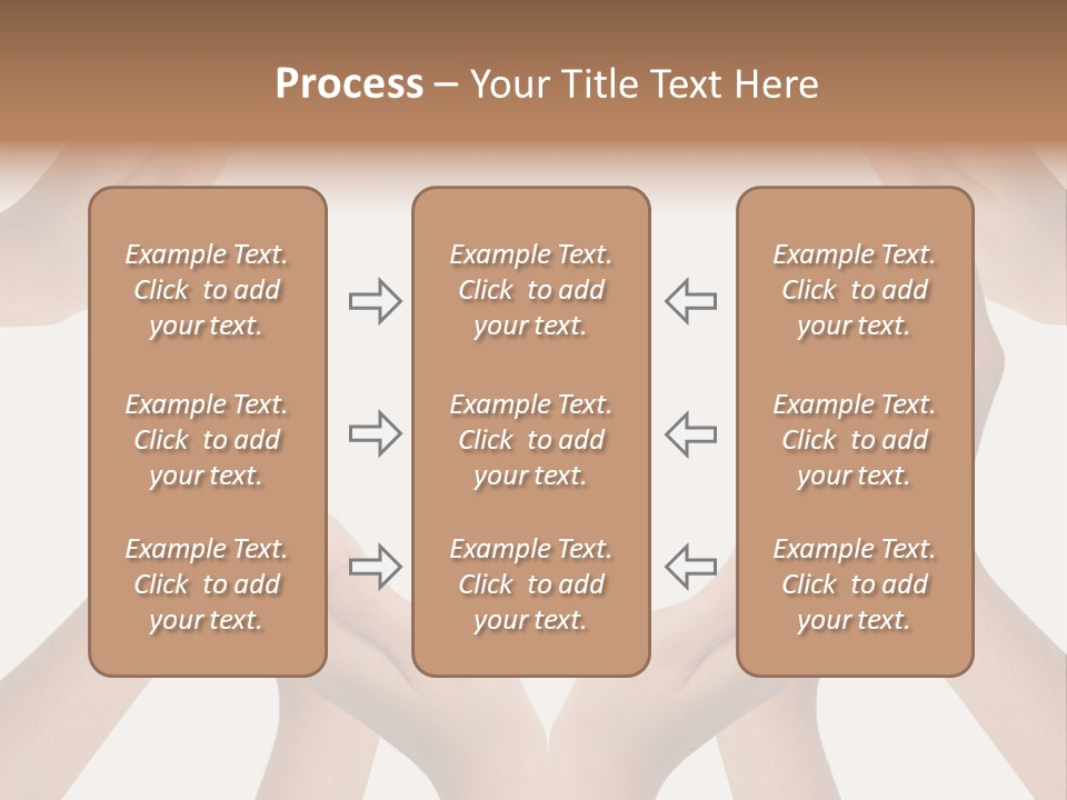 A Group Of Hands Making A Heart Shape PowerPoint Template