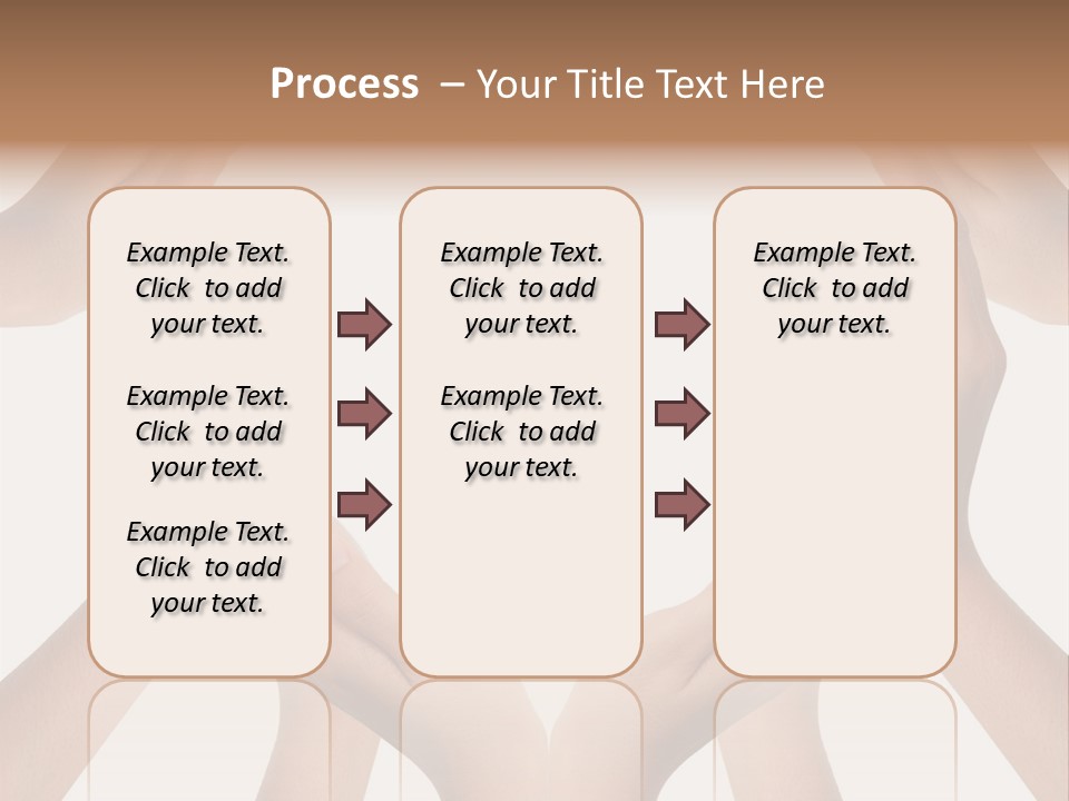 A Group Of Hands Making A Heart Shape PowerPoint Template