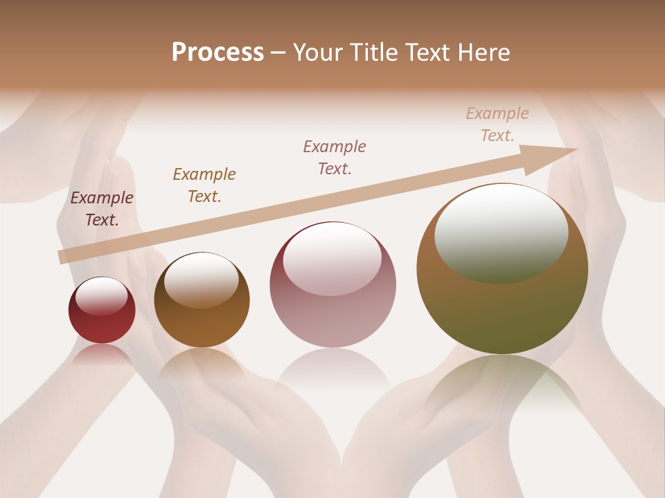 A Group Of Hands Making A Heart Shape PowerPoint Template
