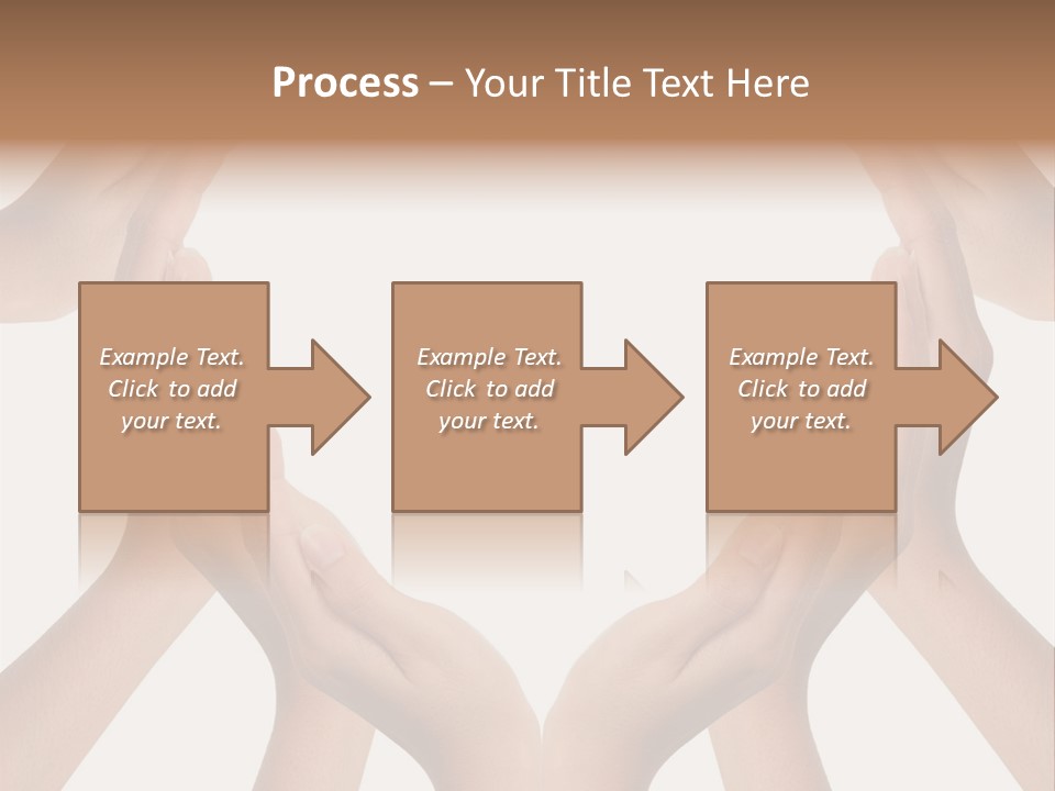 A Group Of Hands Making A Heart Shape PowerPoint Template