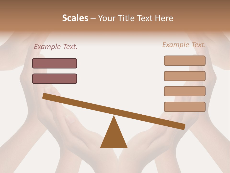 A Group Of Hands Making A Heart Shape PowerPoint Template