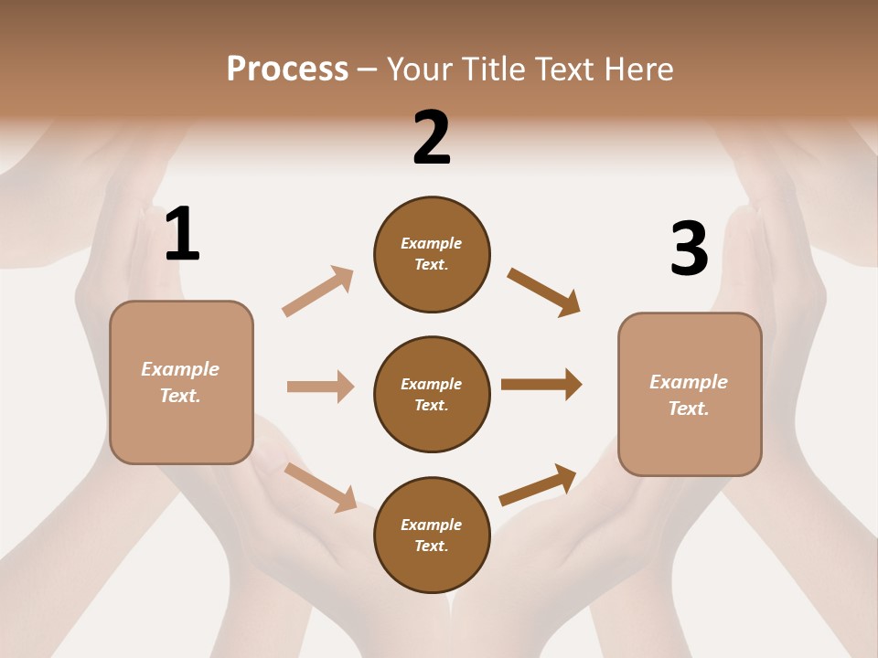 A Group Of Hands Making A Heart Shape PowerPoint Template
