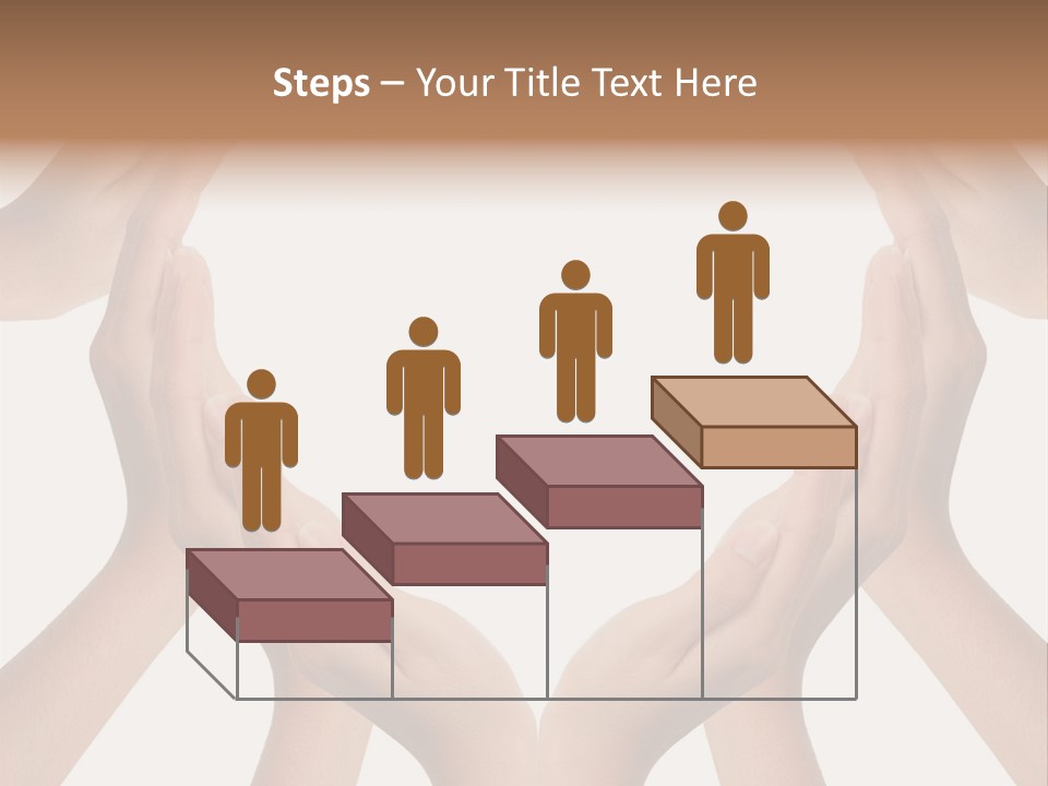 A Group Of Hands Making A Heart Shape PowerPoint Template