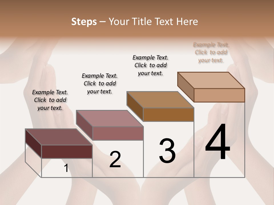 A Group Of Hands Making A Heart Shape PowerPoint Template
