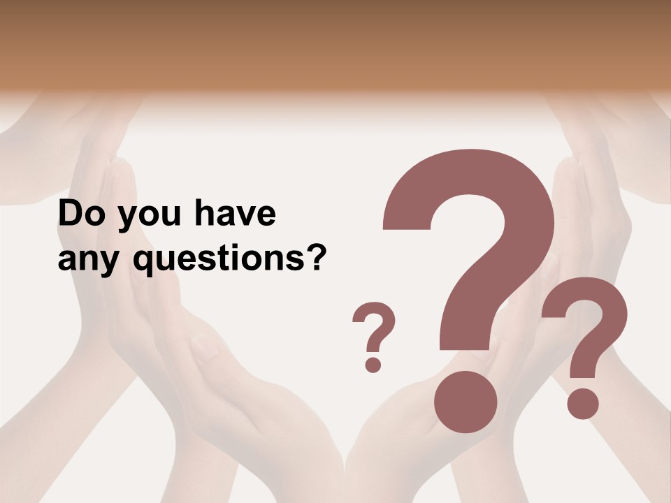 A Group Of Hands Making A Heart Shape PowerPoint Template