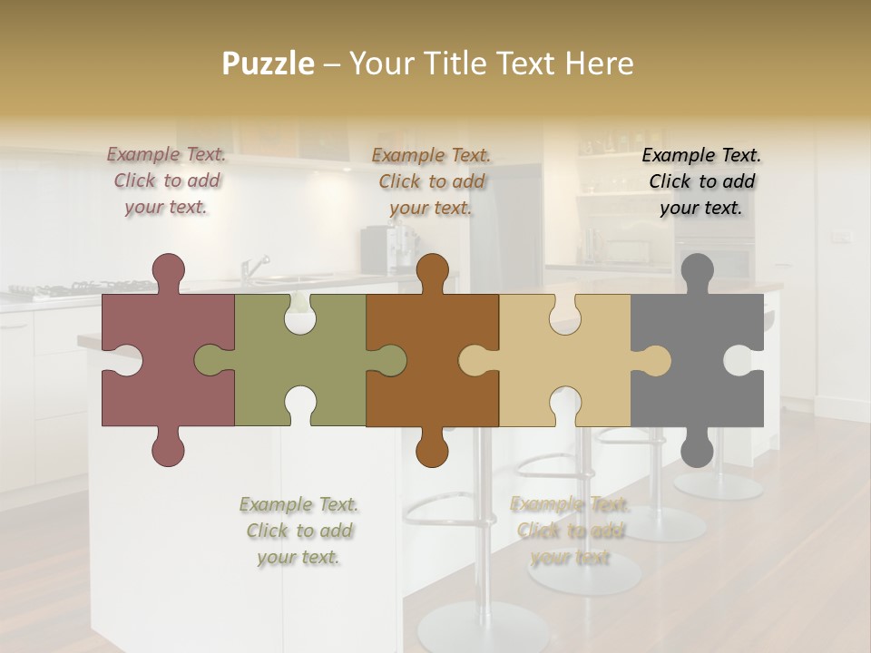 Design Kitchen Pendant Light PowerPoint Template