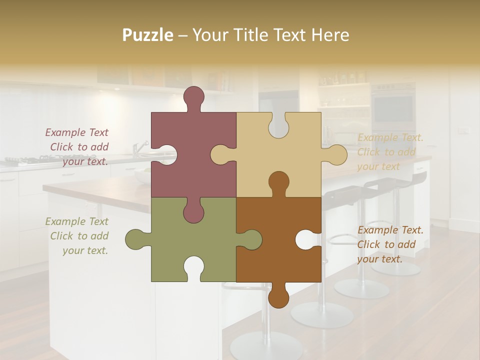 Design Kitchen Pendant Light PowerPoint Template