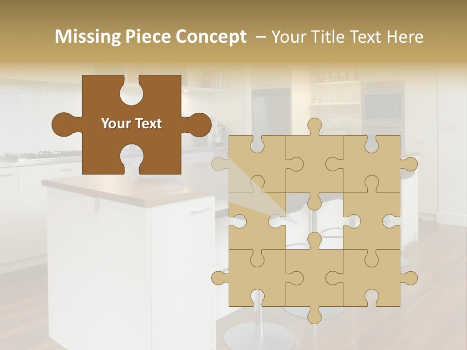 Design Kitchen Pendant Light PowerPoint Template