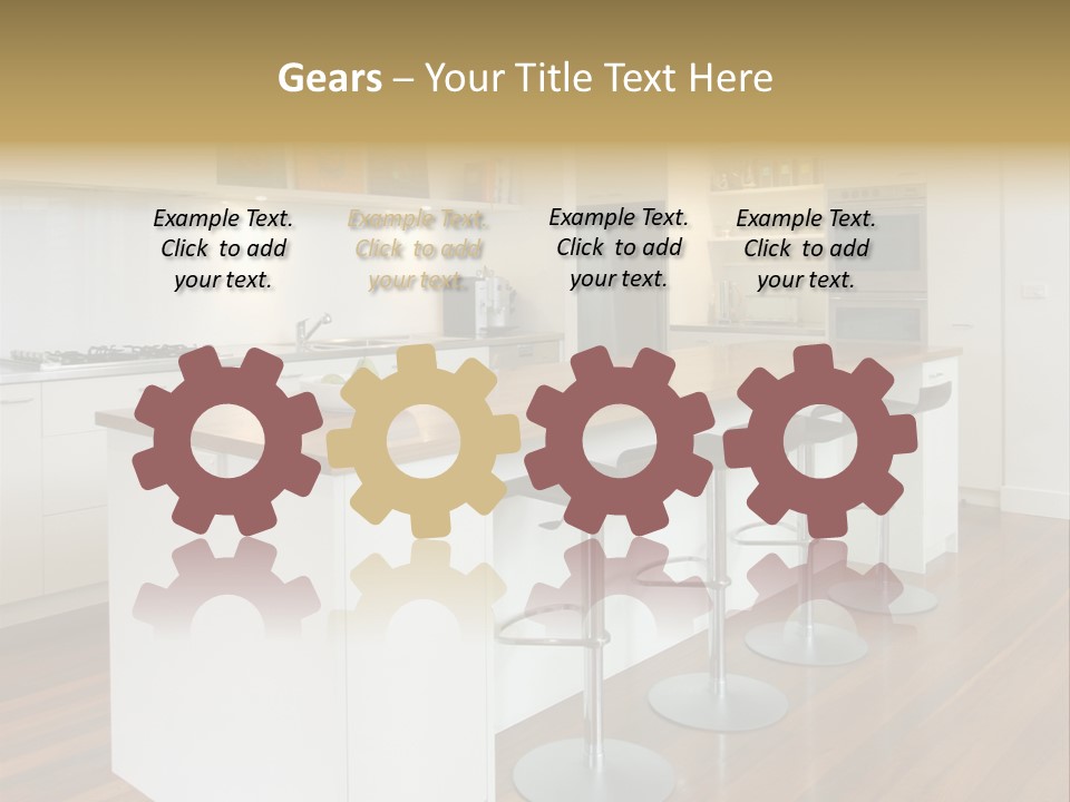 Design Kitchen Pendant Light PowerPoint Template