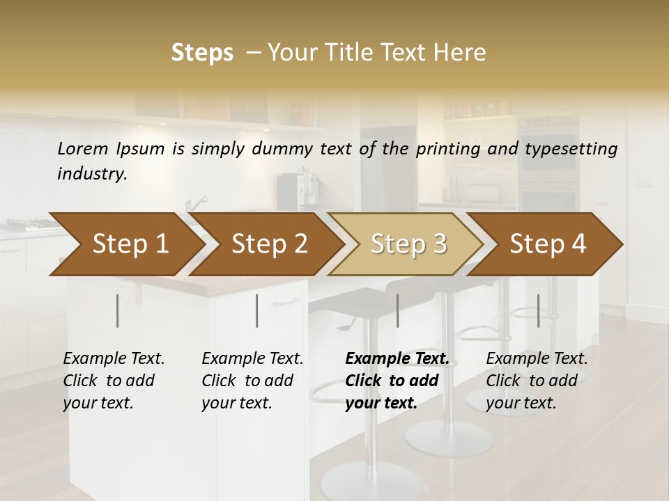 Design Kitchen Pendant Light PowerPoint Template