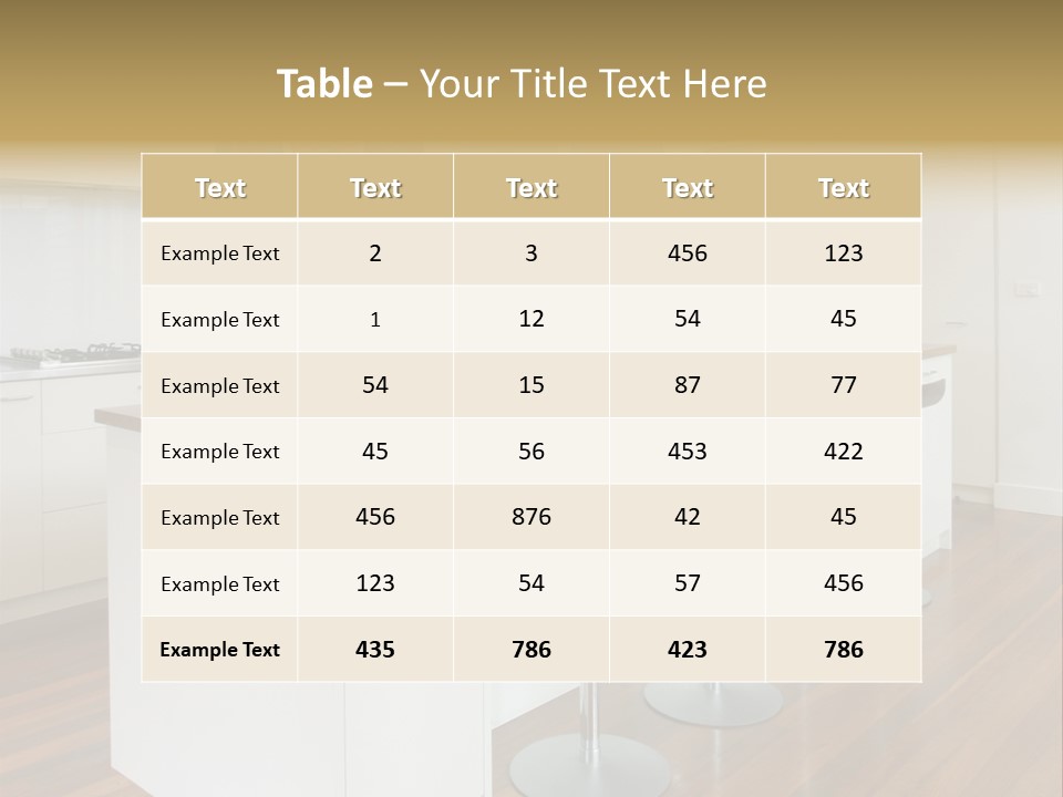 Design Kitchen Pendant Light PowerPoint Template