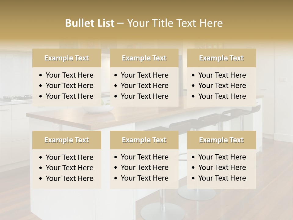 Design Kitchen Pendant Light PowerPoint Template