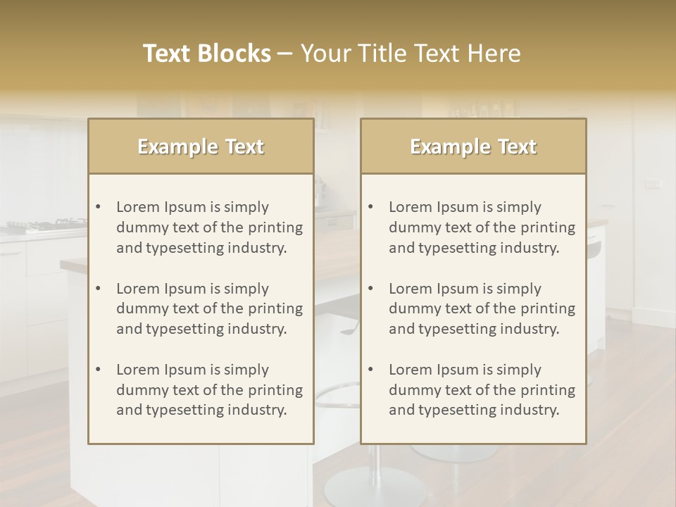 Design Kitchen Pendant Light PowerPoint Template