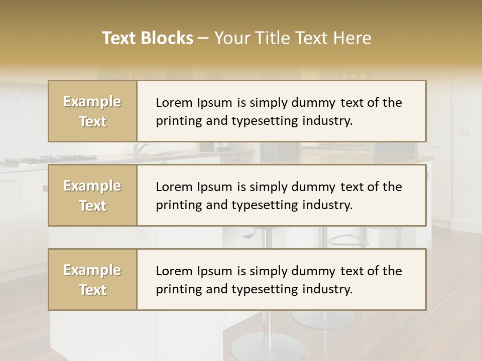 Design Kitchen Pendant Light PowerPoint Template