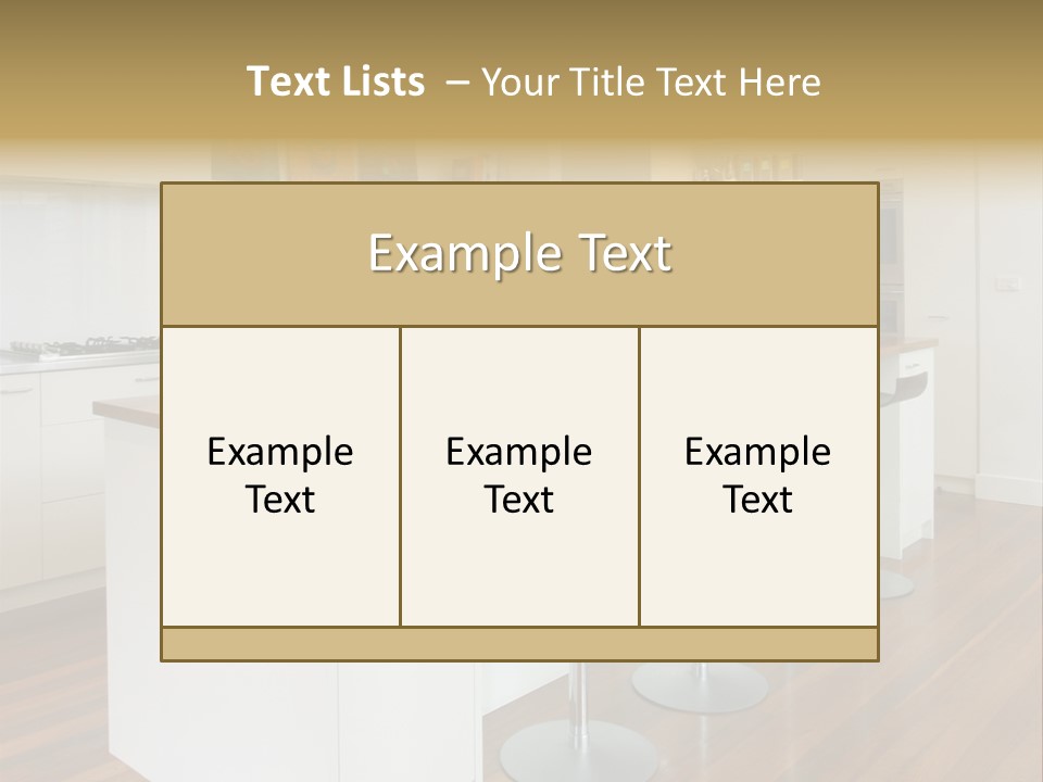 Design Kitchen Pendant Light PowerPoint Template