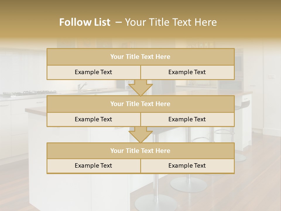 Design Kitchen Pendant Light PowerPoint Template