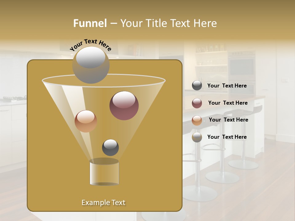 Design Kitchen Pendant Light PowerPoint Template