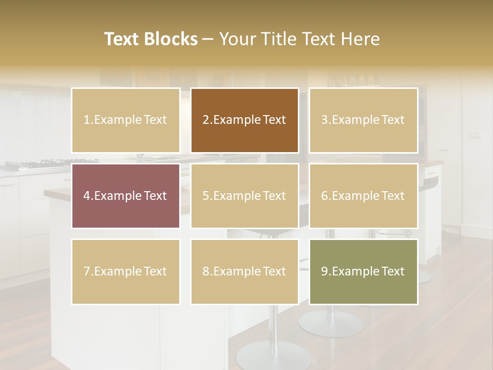 Design Kitchen Pendant Light PowerPoint Template