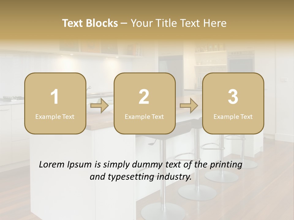 Design Kitchen Pendant Light PowerPoint Template