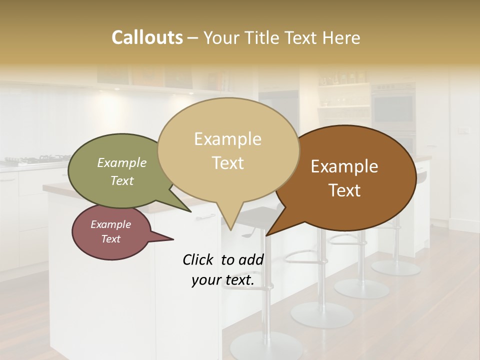 Design Kitchen Pendant Light PowerPoint Template