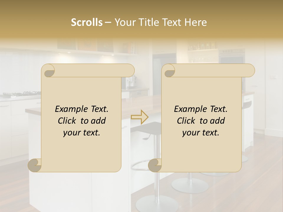 Design Kitchen Pendant Light PowerPoint Template