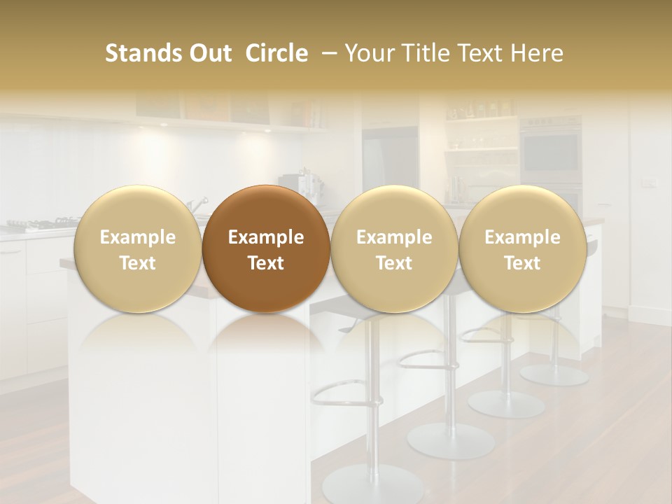 Design Kitchen Pendant Light PowerPoint Template