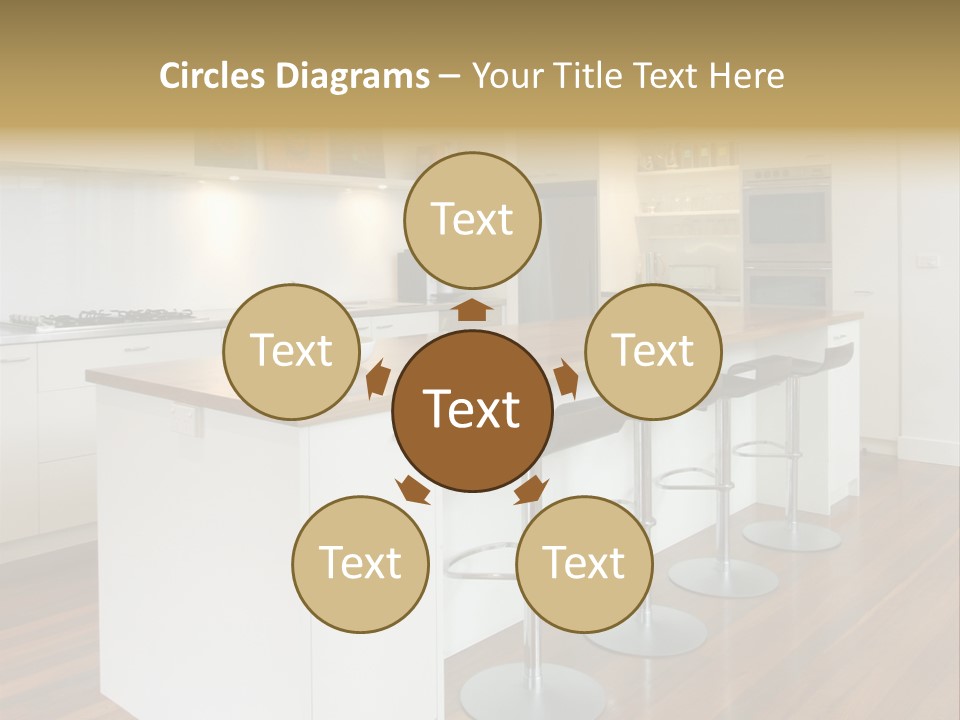 Design Kitchen Pendant Light PowerPoint Template