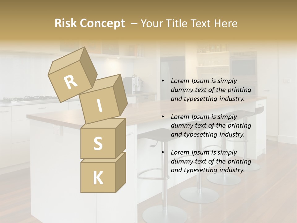 Design Kitchen Pendant Light PowerPoint Template