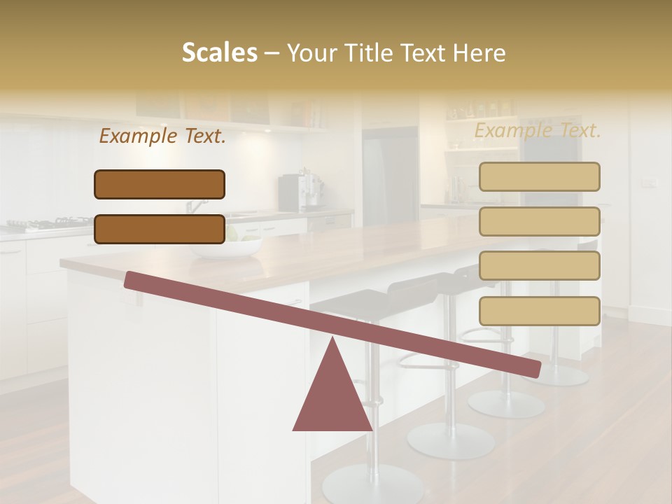 Design Kitchen Pendant Light PowerPoint Template