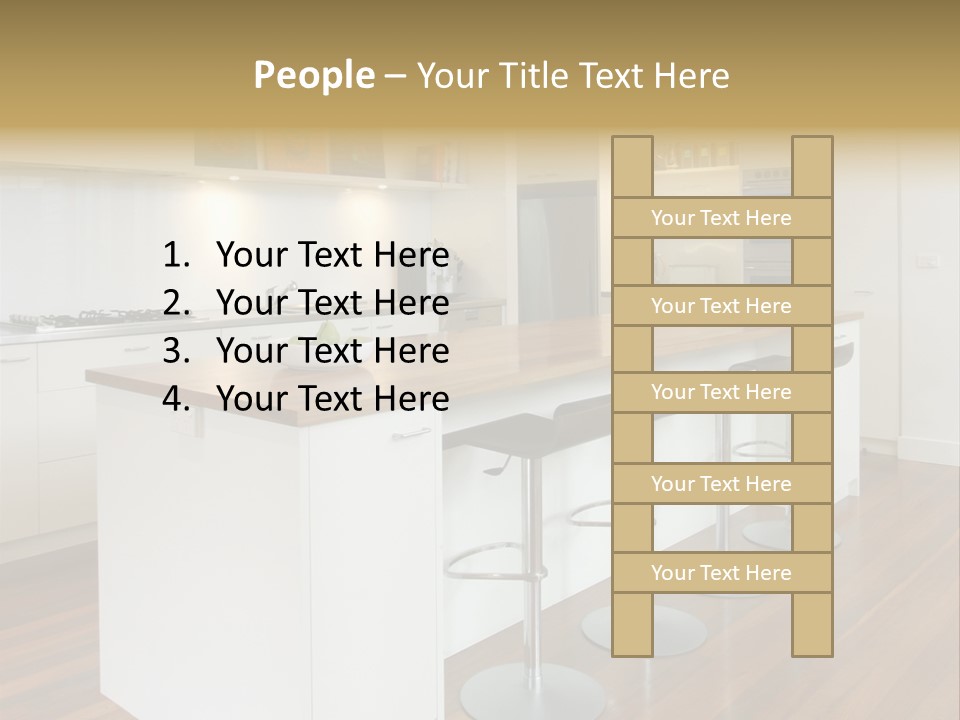 Design Kitchen Pendant Light PowerPoint Template