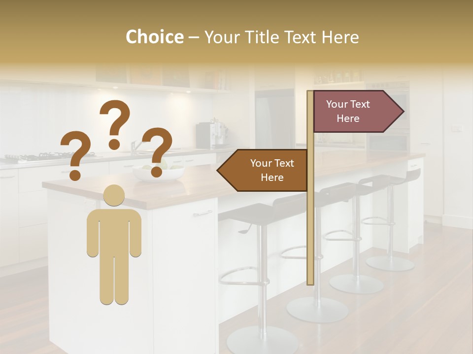 Design Kitchen Pendant Light PowerPoint Template