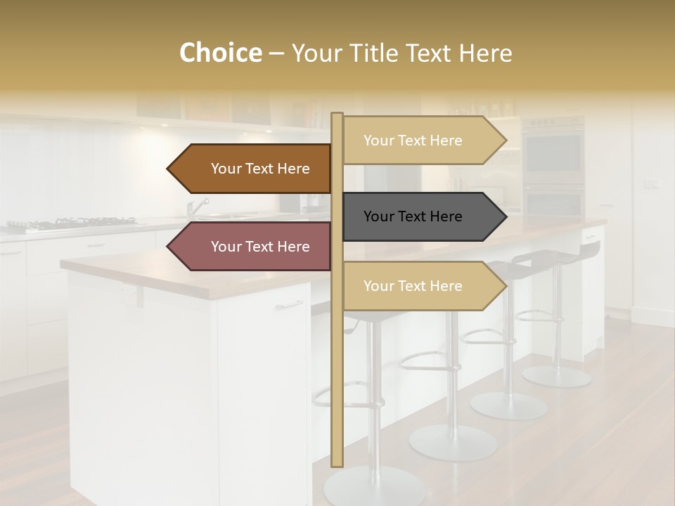 Design Kitchen Pendant Light PowerPoint Template