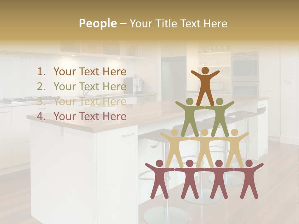 Design Kitchen Pendant Light PowerPoint Template