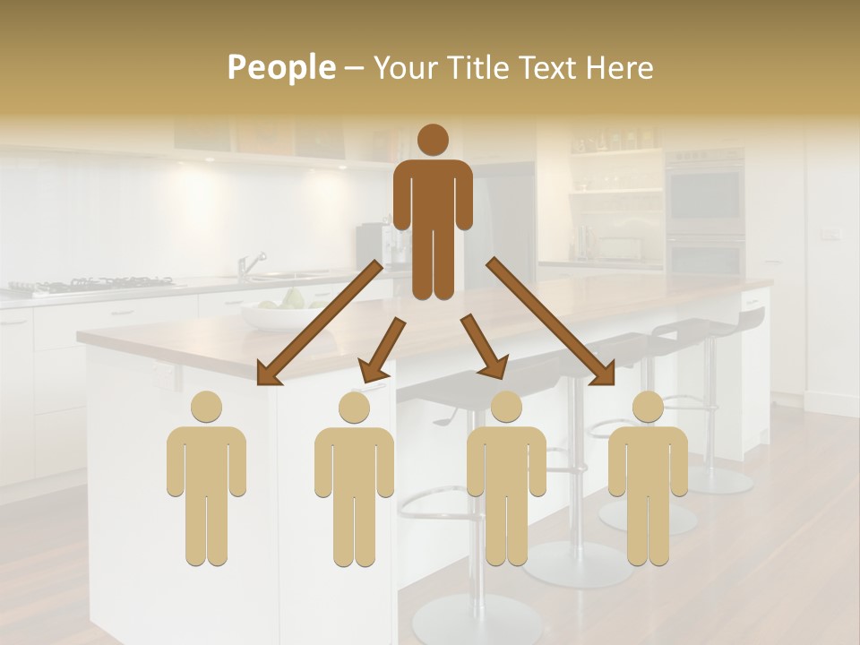 Design Kitchen Pendant Light PowerPoint Template