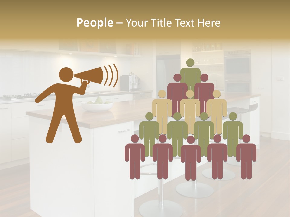 Design Kitchen Pendant Light PowerPoint Template