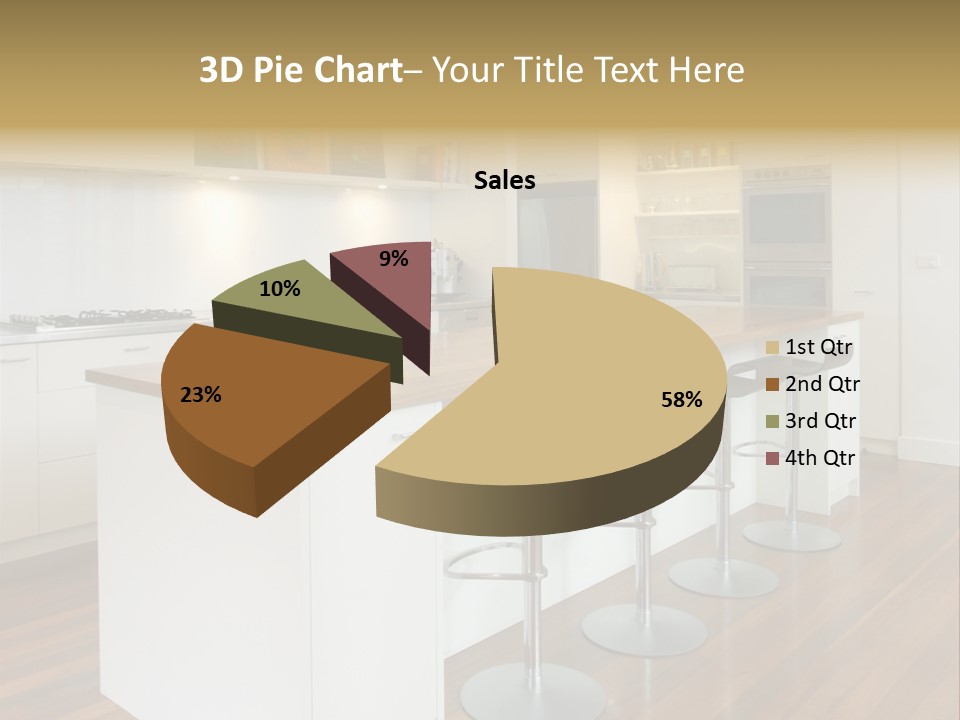 Design Kitchen Pendant Light PowerPoint Template