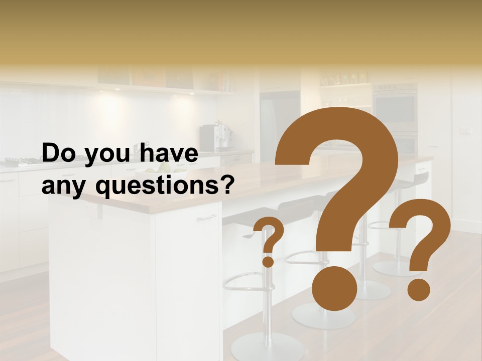 Design Kitchen Pendant Light PowerPoint Template