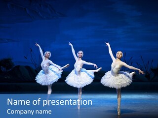 Ballet Active Jump PowerPoint Template