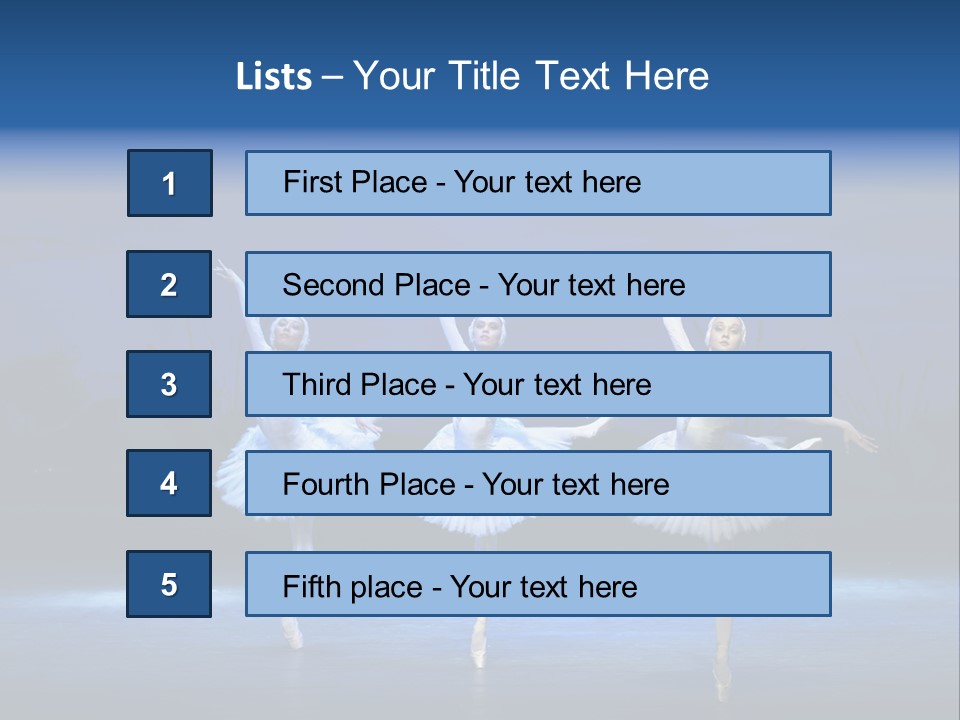 Ballet Active Jump PowerPoint Template