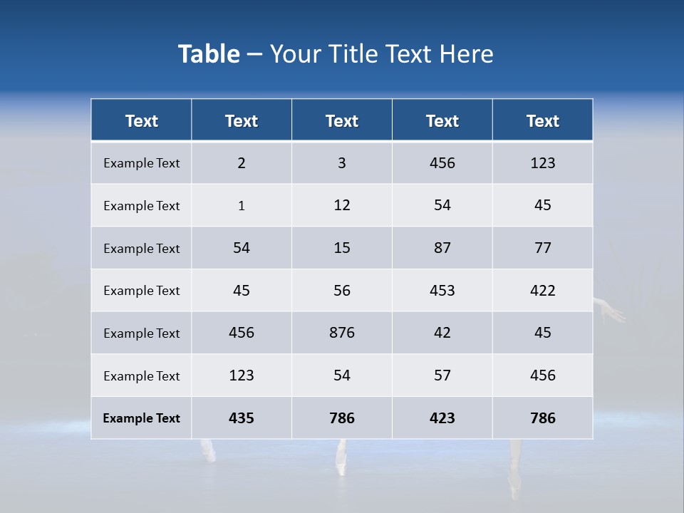 Ballet Active Jump PowerPoint Template