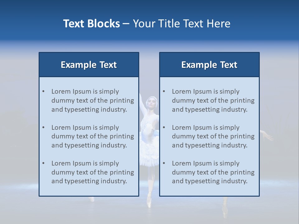 Ballet Active Jump PowerPoint Template