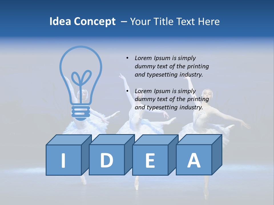 Ballet Active Jump PowerPoint Template