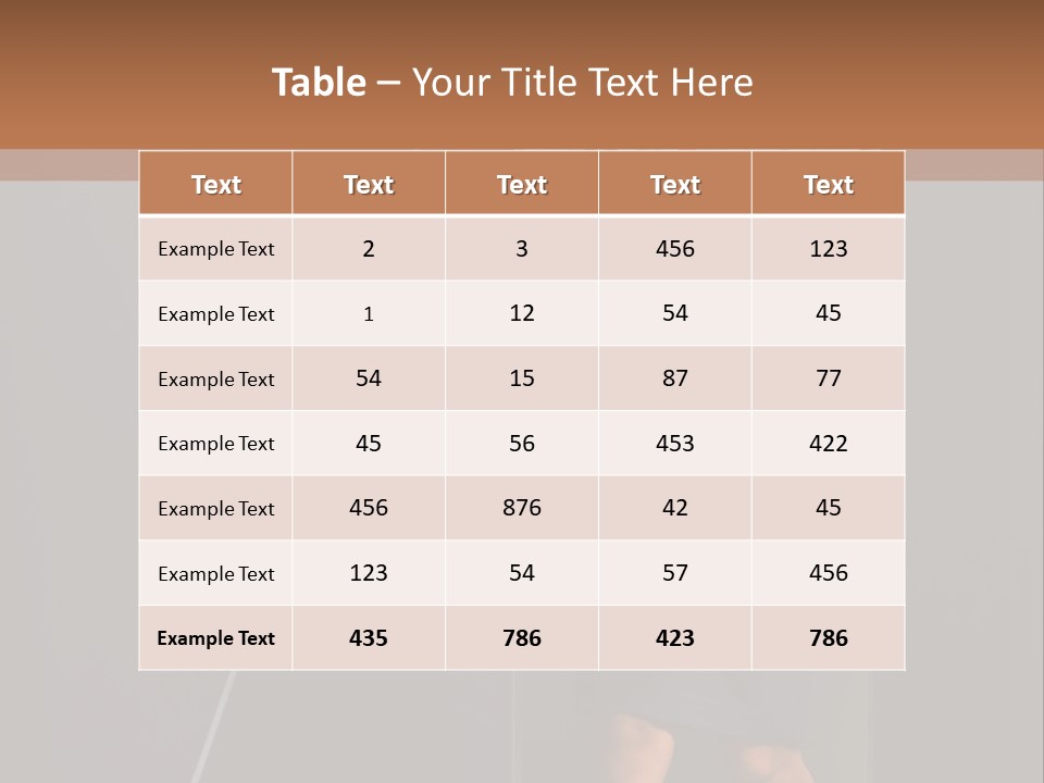 Building Businesswoman Cute PowerPoint Template