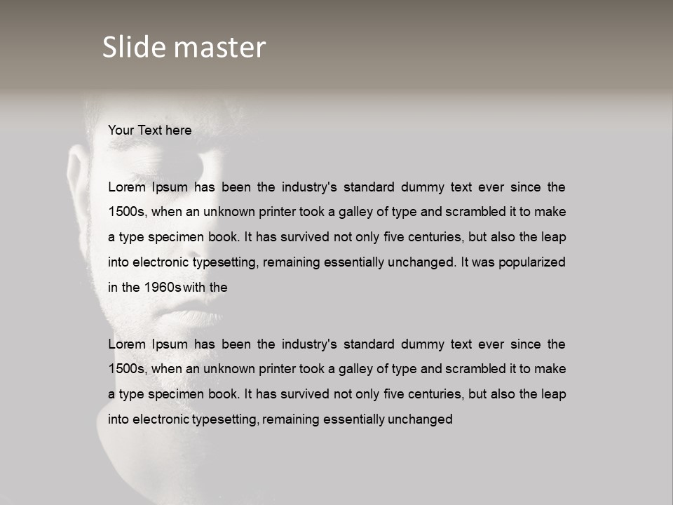 Closeup Relax Good PowerPoint Template